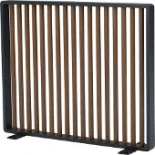 Intratuin Tuinscherm Hugo Antraciet / Naturel 180 X 30 X 120 Cm
