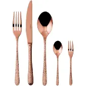Sambonet Venezia bestekset, roestvrij staal/PVD koper, 30-delig. Artikelnummer: S0200-S00018-S1896, 52765CN1