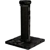 Dobar Kratzbaum Premium krabboom "Scratchy", hout, sisal, polyester, grijs, 55 x 80 x 55 cm
