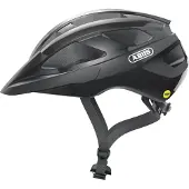 ABUS Fietshelm MACATOR MIPS shiny black L - 58-62 cm - zwart - Geschikt voor gebruik op elektrische fietsen - stadsfietsen - 310 g