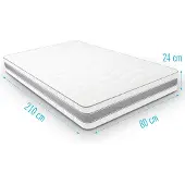 Droommatras Koudschuimmatras INTENSOR 80x210 dikte 24 cm