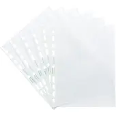 Exacompta 10x Zakje met 50 geperforeerde showtassen in gerecycled PP Forever 6/100e - A5 - Doorschijnend - 51100E