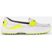 ZOO Adventure Mocassin Dames Mia Wit/Geel-Schoenmaat 36