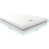 Droommatras Matras traagschuim NASA-Bamboo op micro pocketveren 120x190 dikte 24 cm
