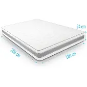 Droommatras Koudschuimmatras INTENSOR 180x200 dikte 24 cm