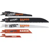 Bahco Set Van Sabelbladen Voor Gips. Hout En Metalen 10 Eenheden