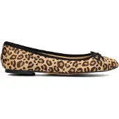 Inuovo Dames Ballerina's B16003 - Bruin - Maat 40