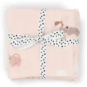 Done by Deer - Burp Cloth 2-pack - Playground Powder - 65 x 65 cm