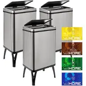 Wellhome Slimme Prullenbakken 40l 3 Eenheden