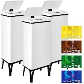 Wellhome Slimme Prullenbakken 60l 3 Eenheden
