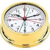 Autonautic Instrumental R120d Nautical Quartz Clock Geel