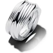 Pandora Ringen - Twisted Double Ring in silver | Maat 54