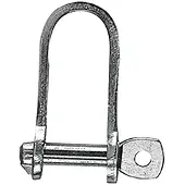 Barton Marine Stainless Steel 2 Automatic Shackle Zilver 5 mm