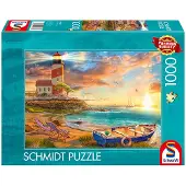 Schmidt - Legpuzzel - Zonsondergang in de vuurtorenbaai - 1000 stukjes - Volwassenen - vanaf 12 jaar