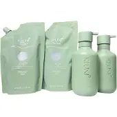 Keune So Pure Cool Shampoo + Cool Conditioner 400ml + 2 x Vulfles 400ml