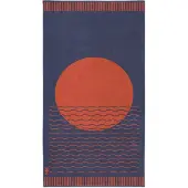 Seahorse Sunny Waves Strandlaken - 100x180 cm - Blauw