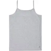 Ten Cate spaghetti top grey melange maat 122/128