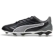 Puma Voetbalschoen 'King Pro' grijs / zwart / wit