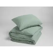Yumeko Dekbedovertrek set Percal Katoen 140x200 Groen - Eco, Bio & Fairtrade