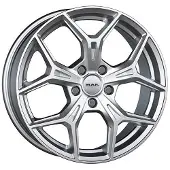 Mak Litá velg, EPICA, 7x18 inch, 5x108 steek, ET 48, licht titanium kleur