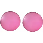 Charme Bijoux Clip Oorbellen-midden roze- 2.5 cm- geen gaatje-