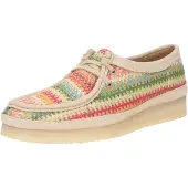 Clarks Originals Mocassins 'Wallacraft Bee' crème / donkergeel / groen / framboos