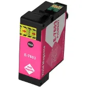PrintAbout Huismerk Epson T7603 Inktcartridge Vivid magenta