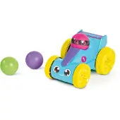 Tomy Pop & Go Racewagen blauw - Peuterspeelgoed - Spelen en Leren