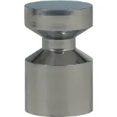 Woood Ferry Bijzettafel - Metaal - Chrome - 47x30x30