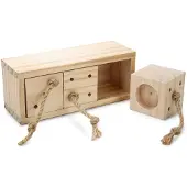 Beeztees Knaagdierenspeelgoed Ibor Naturel 20 X 7 X 8 Cm