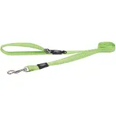 Rogz verstelbare hondenriem Snake M Lime