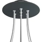 Creative Cables Krovnr207f111 Rose-one Rond Antraciet Rozenset