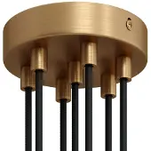 Creative Cables Krm576fotsterm Metalen Cilindrische Lamp Plafondrozet Kit