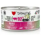 Disugual Fruit Varkensvlees Appel 12x150g Nat Hondenvoer