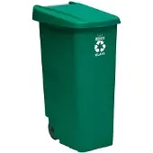 Wellhome Prullenbak Met Wielen 110l