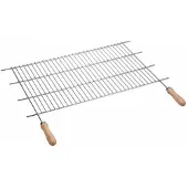 Sauvic 100x50 Cm Barbecuegrill Met Houten Handgrepen