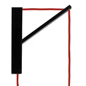Creative Cables Pinocchio Verstelbare Houten Wandsteun Voor Het Ophangen Van Lampen