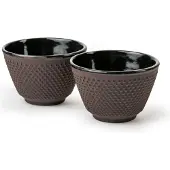 Bredemeijer Kopjes Xilin Gietijzer Aubergine 100 ml (Set van 2)