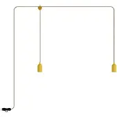 Creative Cables F-snake Eiva Buitenlamp Met 2 Draagbare Lampen Zonder Lamp