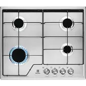 Electrolux KGS6424BX - Ingebouwd Gaskookplaat 60 cm - 4 zone(s) - Roestvrijstaal
