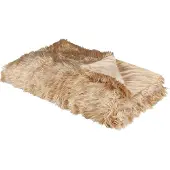 Beliani Plafond, Sprei bontlook lichtbruin 150 x 200 cm DELICE (150 x 200 cm)