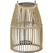 Beliani HOSTE - Lantaarn - Beige - Bamboehout