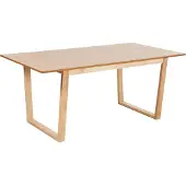 Beliani CAMDEN - Eettafel - Lichtbruin - MDF