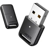 UGREEN Bluetooth 5.3 Usb-Adapter/Ontvanger Cm591, Led, Bereik 20 M (Zwart)