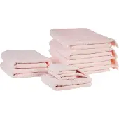 Beliani ATIU - Handdoek-Roze-Katoen