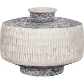Beliani DEKSATI - Bloemenvaas-Beige-Magnesiumoxide