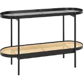 Beliani RENO - Consoletafel-Zwart-IJzer