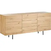 Beliani KENORA - Dressoir - Lichte houtkleur - Vezelplaat