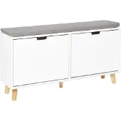 Beliani MINERAL - Schoenenkast - Wit - MDF