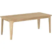 DTP Home Dining table Forte rectangular,76x175x90 cm, teakwood natural